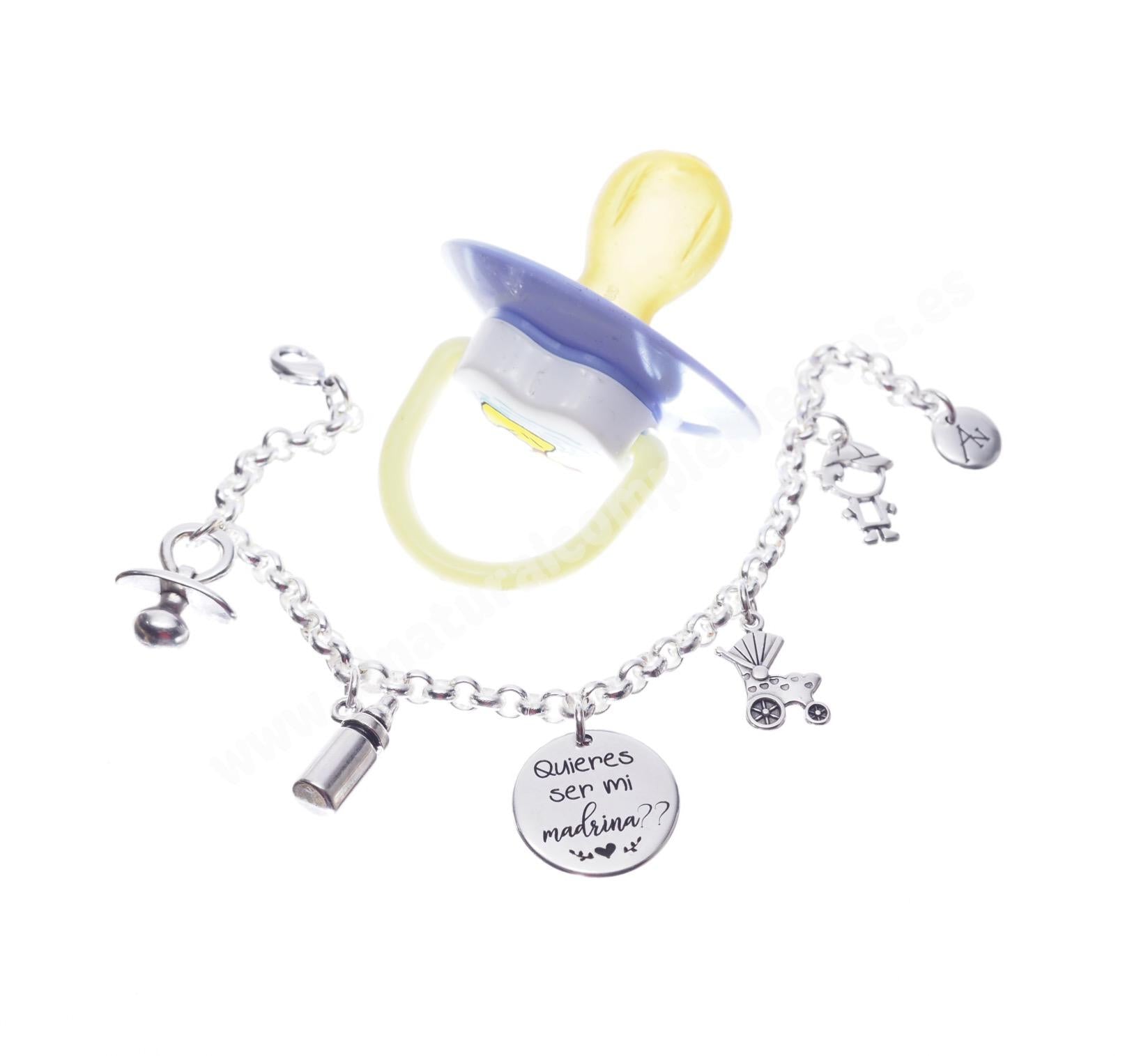 Pulsera madrina de una princesa - Pulseras personalizadas Pulsera madrina de una princesa - Pulseras personalizadas