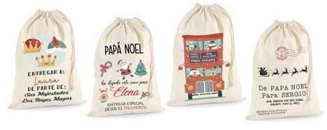 Sacos personalizados Navidad