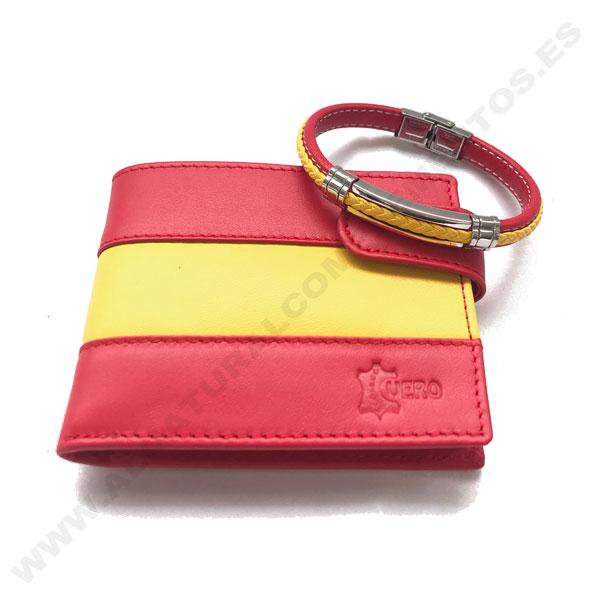 PACK CARTERA Y PULSERA ESPAÑA