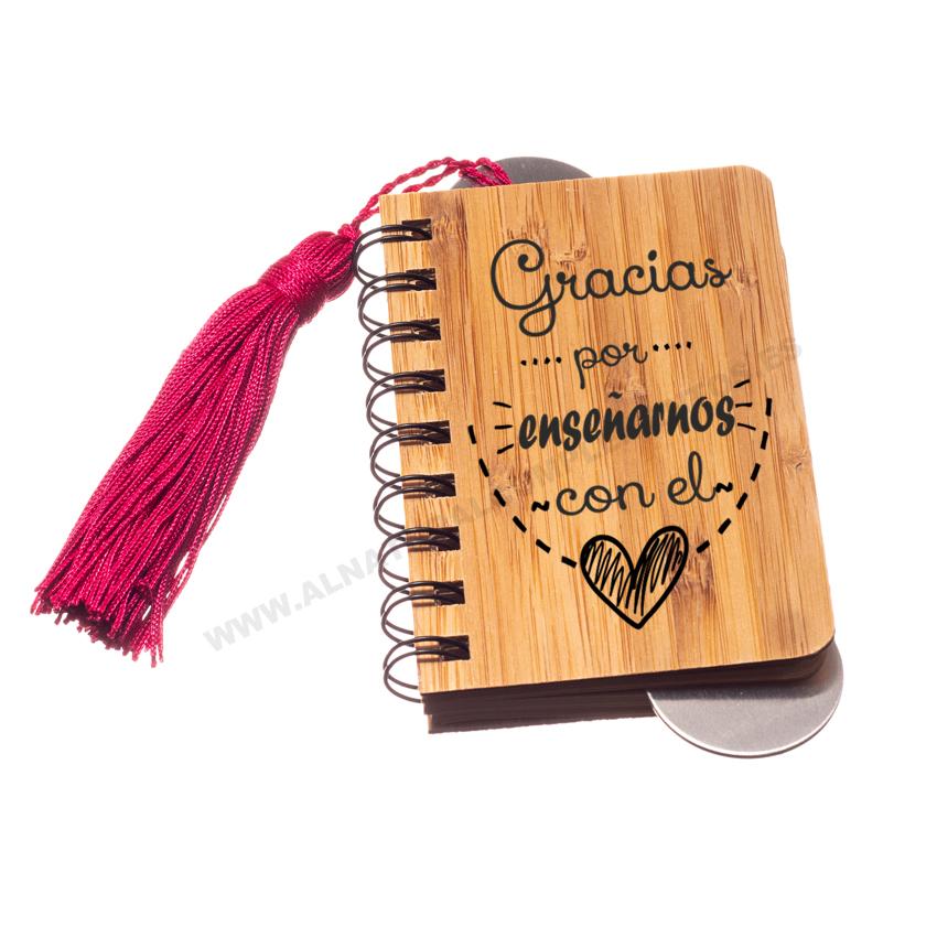 Pack Regalo Fin de curso: Marcapáginas y cuaderno