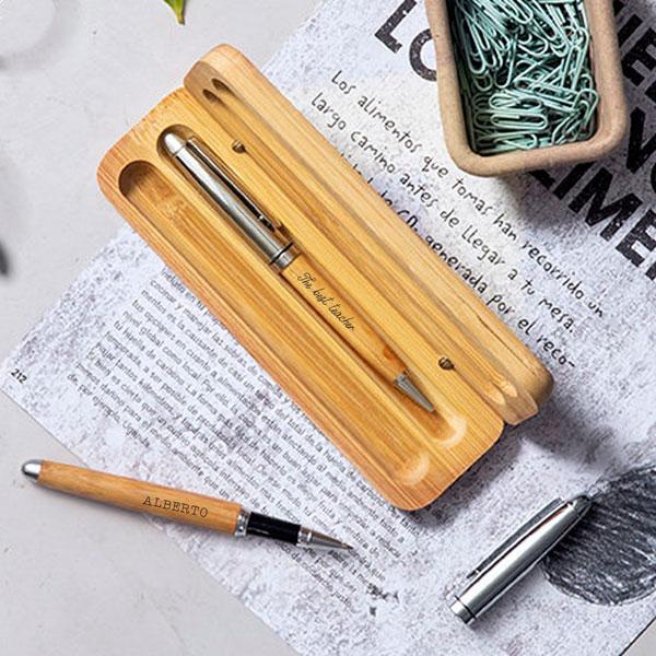 Regalo Set Escritura Madera Profesor de Inglés