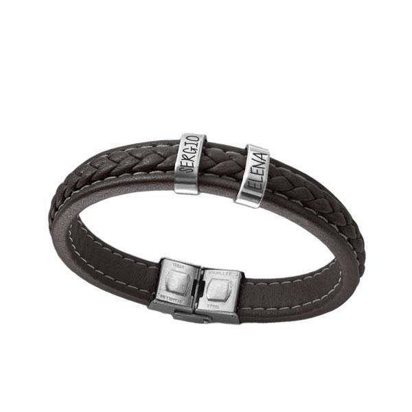 Pulsera nombres hijos personalizada para papa