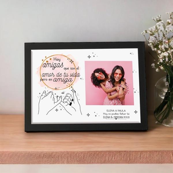 Lámina personalizada foto | Regalo para amiga