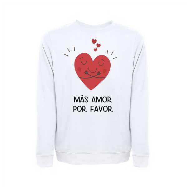 Sudadera Más amor, por favor