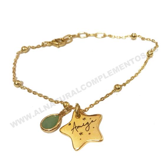 Pulsera Amigas Gold Star