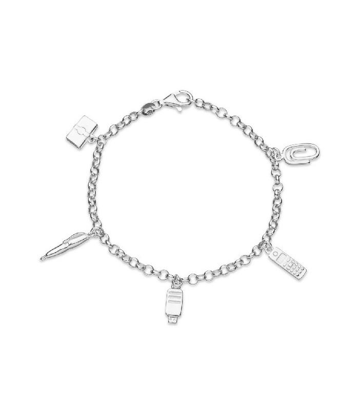 Pulsera Plata Profesiones Camarera