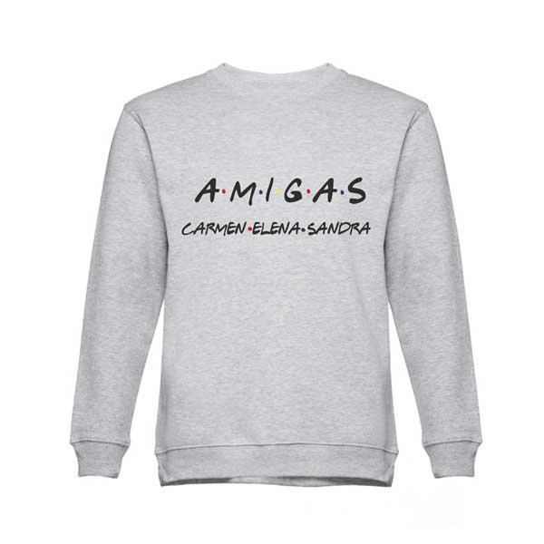 Sudadera Personalizada Amigas Friends