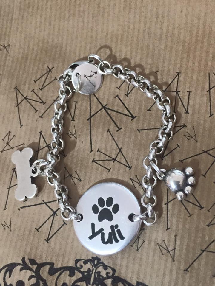 Pulsera cadena mascota